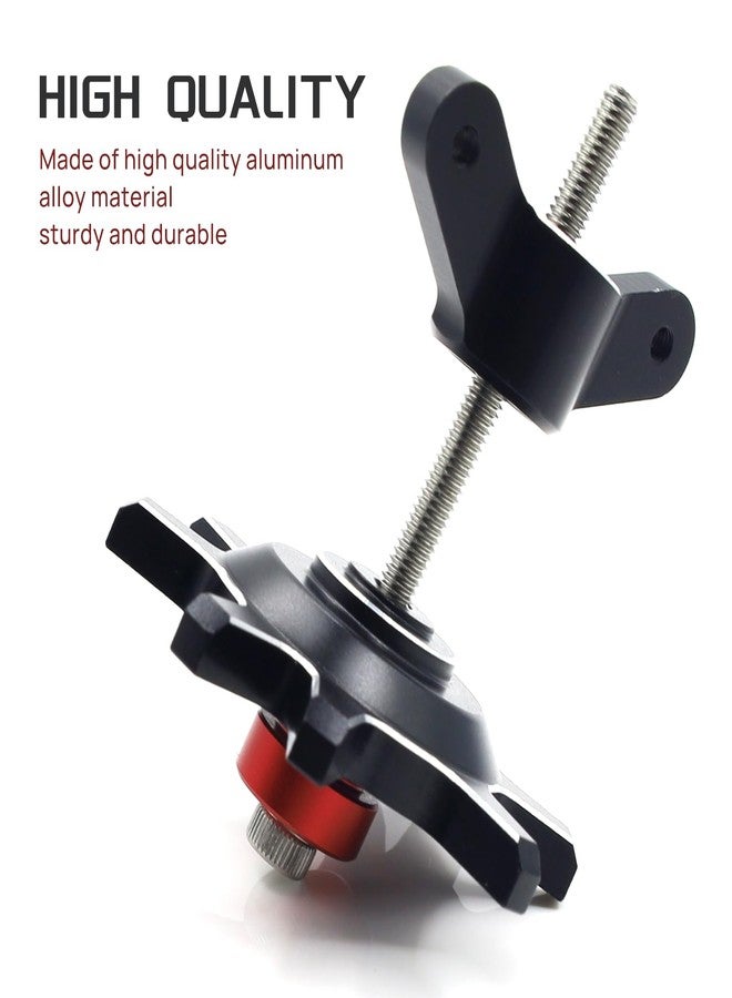 HOPLEX RC Car Tires Tool 1.9 2.2 inch Beadlock Hub Tire Assemble/Removal Tool Fits for for Traxxas TRX4 TRX6 Axial SCX10 II III Redcat 1/10 RC Crawler (Black) - Image 3